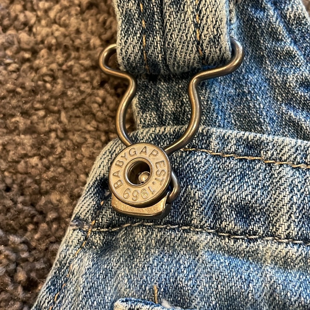 BRAND NEW ⭐️ NWOT My First Denim - overalls from baby gap size 2 years - Picture 3 of 7